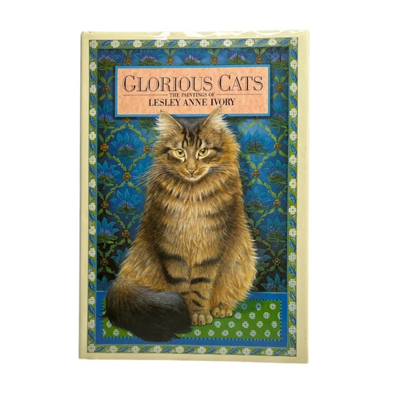 Vintage 1989 Glorious Cats The Paintings By Lesley Anne Ivory Hardcover Book - Picture 2 of 16